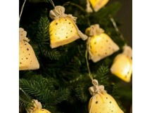 Гирлянда Космос Подарки 10LED 1,8+0,3м 6*4*7см белый теплый (1/24)