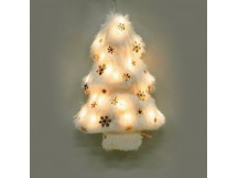 Гирлянда Космос Подвесной светильник Елочка 10LED 12*5.5*18.2см белый теплый (1/20)