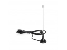 Антенна  комнатная ДМВ для DVB-T2 Эфир SE-620 23дБ, магнитное основание, кабель 2м.