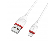 Кабель GFPower 17L USB (m)-Lightning (m) 1м 2.4A ПВХ белый (1/648)