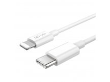 Кабель GFPower PD10L Lightning (m)-Type-C (m) 1м 2.4A 20W ПВХ белый (1/120/480)