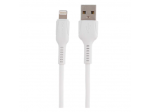 Кабель GoPower GP21L-2M USB (m)-Lightning (m) 2м 2.4A силикон белый (1/200/800)