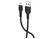 Кабель GFPower 06M USB (m)-microUSB (m) 1м 2.4A ПВХ черный (1/200/800)
