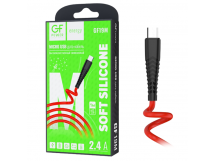 Кабель GFPower 19M USB (m)-microUSB (m) 1м 2.4A силикон красный (1/120/480)