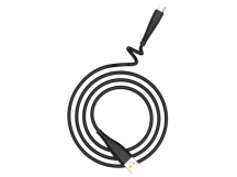 Кабель GFPower 19M USB (m)-microUSB (m) 1м 2.4A силикон черный (1/120/480)