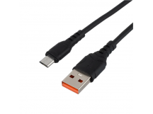 Кабель GoPower GP06M USB (m)-microUSB (m) 1м 2.4A ПВХ черный (1/200/800)