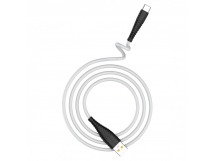 Кабель GFPower 19T USB (m)-Type-C (m) 1м 2.4A силикон белый (1/120/480)