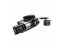 Автомобильный видеорегистратор HOCO DI64 2 камеры (черный)