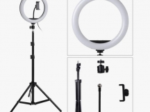 Кольцевая лампа для фото 33см со штативом 2.1м 