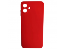Чехол силиконовый Samsung A07 Silicone Case без лого красный