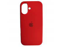Чехол силиконовый Silicone Case ORG iPhone 16 красный (07)