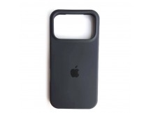Чехол силиконовый Silicone Case ORG iPhone 17 Pro графит (25)