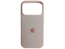 Чехол силиконовый Silicone Case ORG iPhone 17 Pro пудра (02)