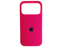 Чехол силиконовый Silicone Case ORG iPhone 17 Pro фуксия (09)