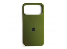 Чехол силиконовый Silicone Case ORG iPhone 17 Pro Max хаки (13)