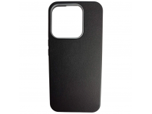 Чехол пластиковый Honor X8C ЭкоКожа с оободком черный