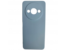 Чехол силиконовый Xiaomi Redmi А3/A3X/POCO C61 Silicone Case без лого голубой
