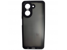 Чехол пластиковый Xiaomi Redmi A5/POCO C71 матовый черный с окантовкой