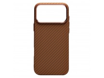 Чехол-накладка - MosBros (PC)  для "Apple iPhone 17 Pro Max" (J298) (brown) (242440)