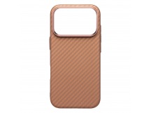 Чехол-накладка - MosBros (PC)  для "Apple iPhone 17 Pro" (J298) (brown) (242435)