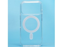 Чехол-накладка - SM006 SafeMag для "Apple iPhone 17 Pro" (прозрачный) (240904)