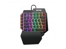 Игровой блок OKLICK 705GK, USB for gamer LED (подставка для запястий), черная (1/40)