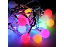 Светодиодная гирлянда КОСМОС 100 LED, мульти, 13м, мигание, удлинение до 4 шт. (1/20)