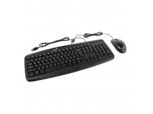 Комплект проводной Клавиатура + Мышь GENIUS Smart KM-200, с защитой от воды, черная (1/20)