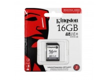 SDHC  16GB  Kingston Class 10 UHS-I U3 V30 Industrial Temperature (100 Mb/s)