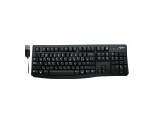 Клавиатура проводная LOGITECH K120 USB, черная, заводская гравировка RU/LAT [920-002583] (1/10)