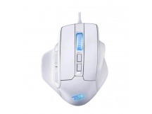 Мышь проводная игровая REDRAGON Bullseye белый,RGB,7кн,12400dpi (1/40)