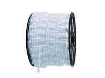 Светодиодный дюралайт DC220В, 2 жилы, D=10 мм, 32 диода/метр, рез 250 см, белый 6500K (бухта 100 м), м