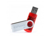 USB  8GB  Exployd  530  красный