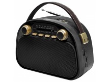 Радиоприемник трёхдиапазонный RITMIX RPR-040 BLACK, Bluetooth v.5.3, USB флэш/microSD, MP3, вход USB Type-C, ручка для переноски, черный(1/18)