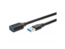 Кабель удлинительный USB 3.0 Am-Af 1.8m TELECOM черный (TUS708-1.8M) (1/75)