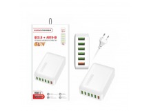 Сетевой адаптер питания Live Pover H5017 6 USB+ QC 3.0+ 5V/2A 65W (белый)