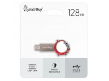 UFD 3.0/3.1 Smartbuy 128GB Metal Snake Dual Type-C/Type-A (SB128GB3MSN)