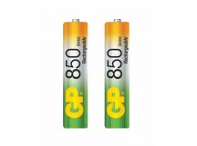 Аккумулятор бытовой GP HR03 AAA BL2 NI-MH 850mAh в пластиковой упаковке клемшел (2/20/200)