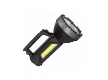 Фонарь прожектор Космос 904Lit 3WLED+3WCOBLED от аккум IP44 6 режимов черный/серый (1/18/36)