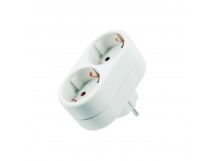 Разветвитель Старт SA 2р.С/З 16A с защитой от детей белый (1/50/200)