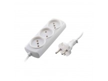 Удлинитель Старт S 3р.Б/З 6A 3.0м ШВВП 2x0.75мм² белый (1/20)