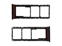 Держатель SIM для Infinix Hot 60i 4G (X6728) Черный