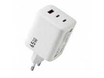 Блок питания сетевой DEFENDER UPA-105 65W, USB A+C+С, белый (1/50)