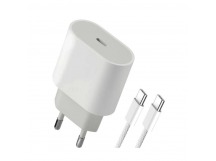 Блок питания сетевой DEFENDER UPA-121 20W, USB C,кабель Type-C,белый (1/50)