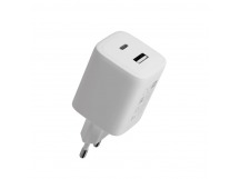 Блок питания сетевой DEFENDER UPA-145 45W, USB A+C, белый (1/50)