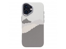 Чехол-накладка - MosBros (PC)  для "Apple iPhone 17" (LF-47) (gray/white) (242455)