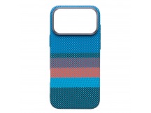 Чехол-накладка - MosBros (PC) для "Apple iPhone 17 Pro Max" (LF134) (blue/red) (242758)