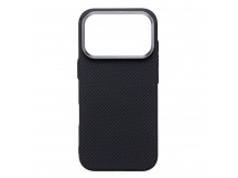 Чехол-накладка - MosBros (PC) для "Apple iPhone 17 Pro" (LF39) (black) (242747)