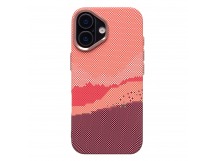 Чехол-накладка - MosBros (PC) для "Apple iPhone 17" (G48) (brown/beige) (242749)