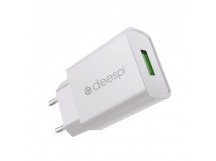 Сетевой адаптер питания DEESPI DS-MR79 5V/2,1A 1USB (белый)